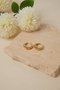 Heliophilia Silver Pendientes de Metal Dorados